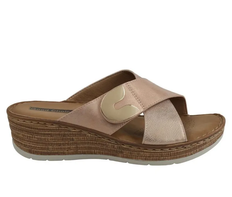 Pumps & Heels>GC Shoes Women's Demi Wedge Sandals