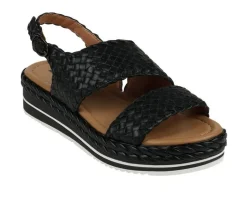 Pumps & Heels>GC Shoes Women's Gallante Platform Wedge Sandals