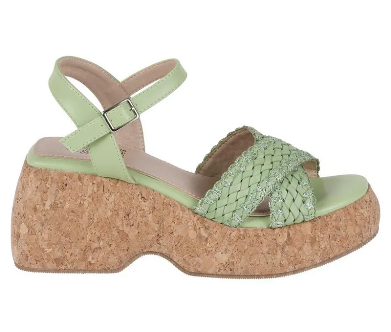 Pumps & Heels>GC Shoes Women's Lucy Platform Wedge Sandals