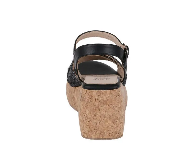 Pumps & Heels>GC Shoes Women's Lucy Platform Wedge Sandals