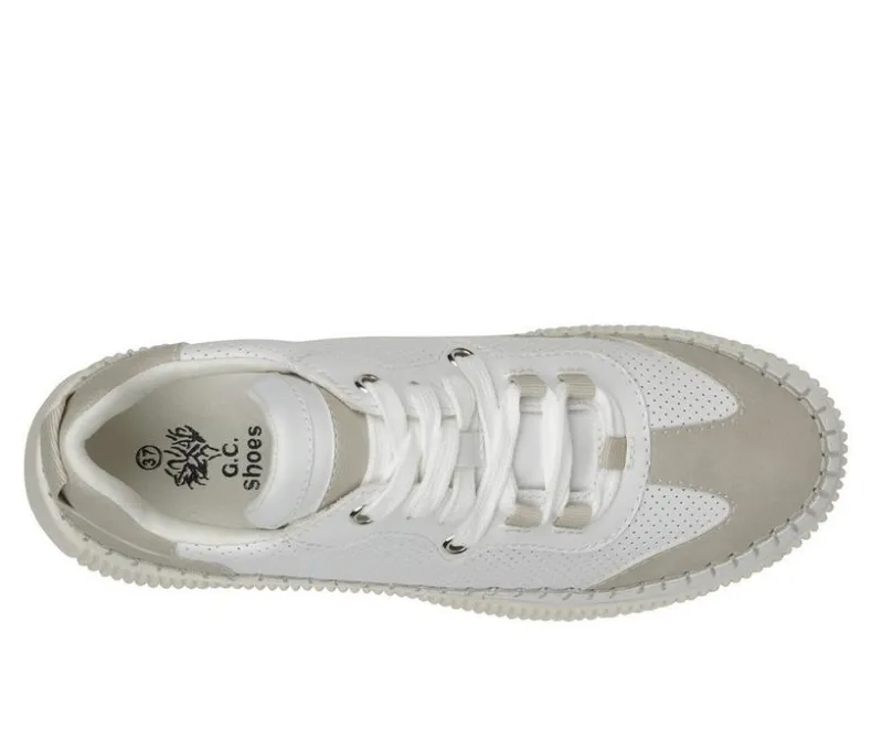 Platform|Fashion & Lifestyle>GC Shoes Women's Madrid Wedge Sneakers