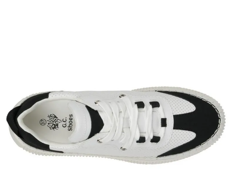 Platform|Fashion & Lifestyle>GC Shoes Women's Madrid Wedge Sneakers