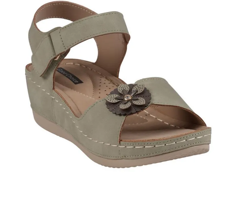 Pumps & Heels>GC Shoes Women's Maxwell Wedge Sandals