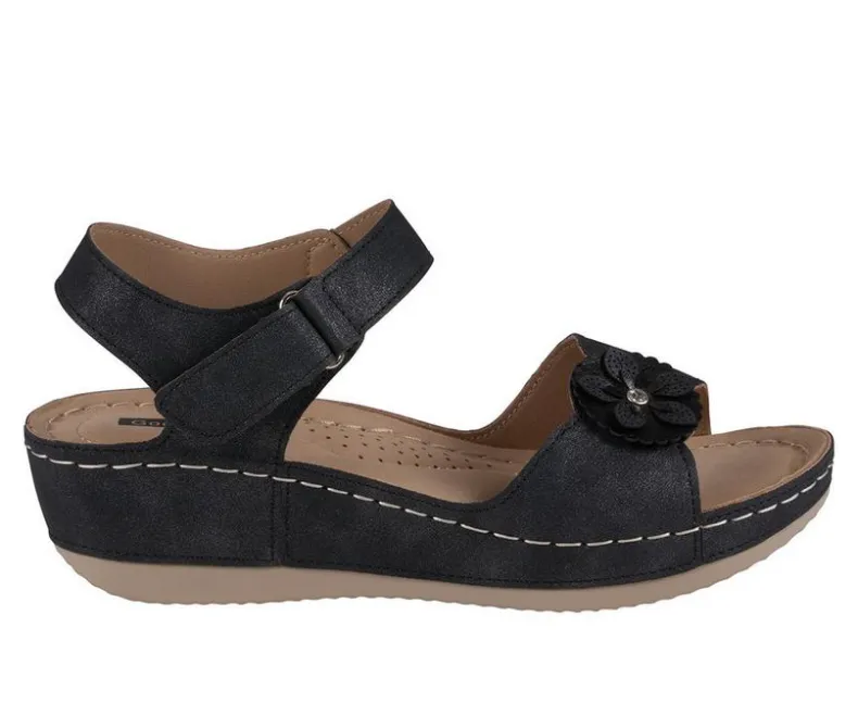 Pumps & Heels>GC Shoes Women's Maxwell Wedge Sandals