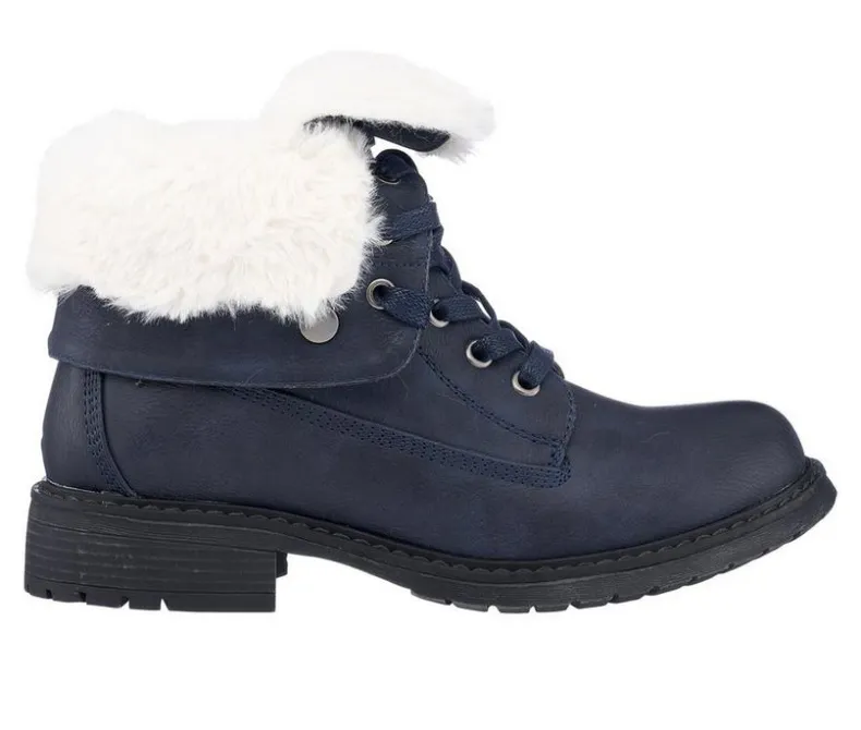 Lace Up|Cozy>GC Shoes Women's Trudie Combat Boots