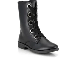 Lace Up>Henry Ferrara Women's Charm-508 Mid Calf Combat Boots