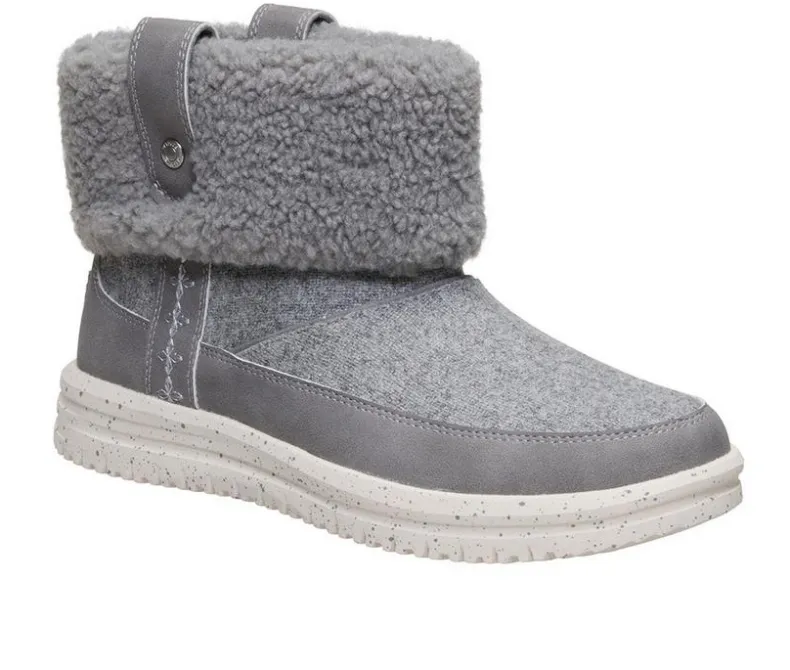 Boots & Booties>HEYDUDE Women's Camden Cuff Wool Cozy Booties