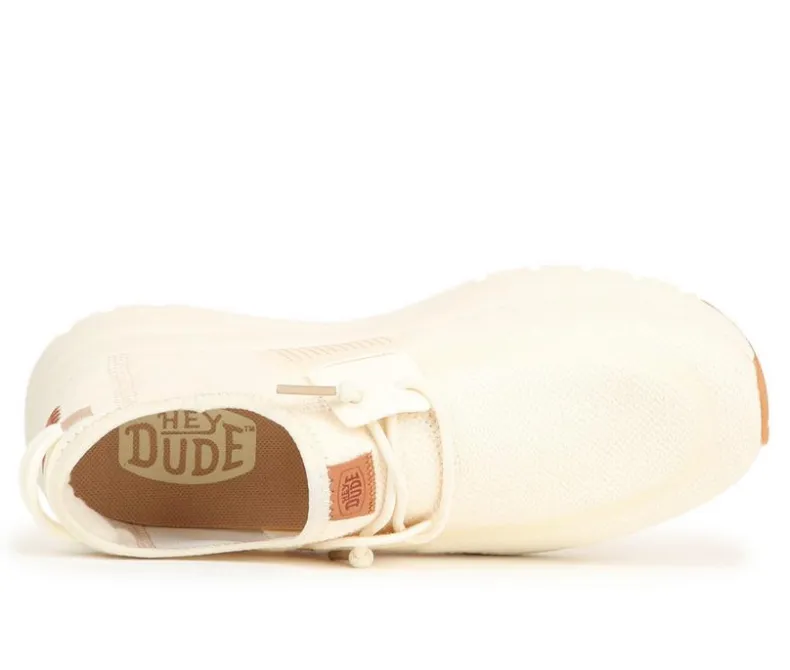 Boat Shoes & Slip-Ons>HEYDUDE Women's Sirocco W Neutrals Casual Sneakers