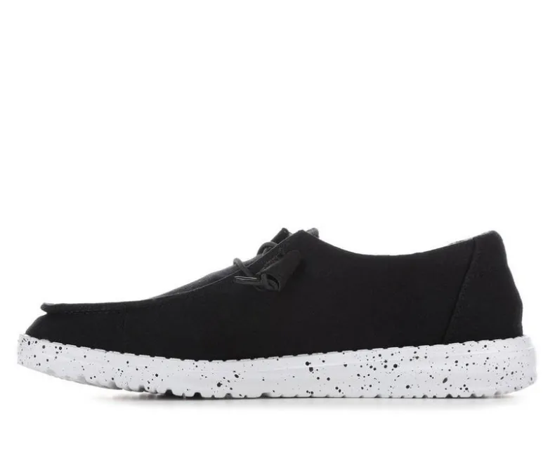 Boat Shoes & Slip-Ons>HEYDUDE Women's Wendy Black Odyssey Casual Shoes