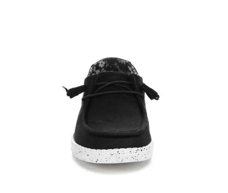 Boat Shoes & Slip-Ons>HEYDUDE Women's Wendy Black Odyssey Casual Shoes