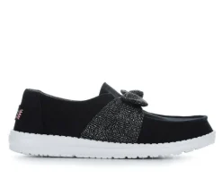 Boat Shoes & Slip-Ons>HEYDUDE Women's Wendy Bow Essentials Casual Shoes
