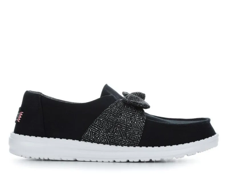 Boat Shoes & Slip-Ons>HEYDUDE Women's Wendy Bow Essentials Casual Shoes