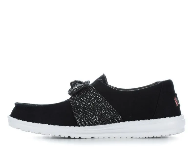Boat Shoes & Slip-Ons>HEYDUDE Women's Wendy Bow Essentials Casual Shoes