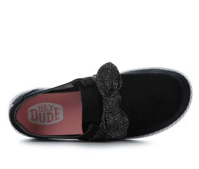 Boat Shoes & Slip-Ons>HEYDUDE Women's Wendy Bow Essentials Casual Shoes