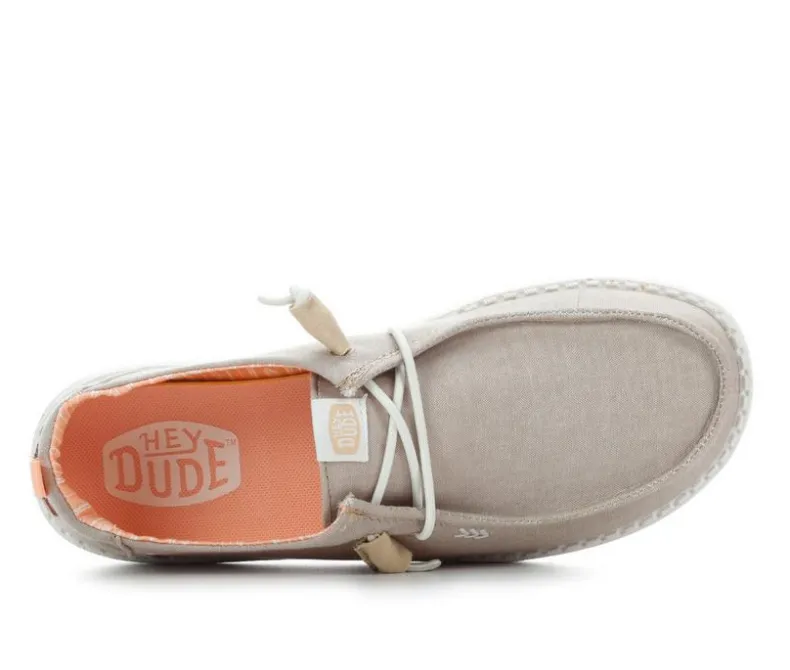 Boat Shoes & Slip-Ons>HEYDUDE Women's Wendy Chambray Casual Shoes