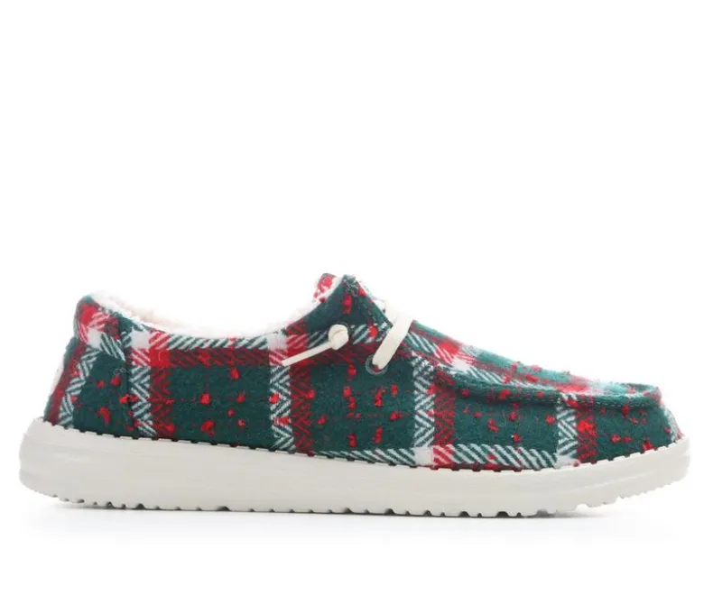 Boat Shoes & Slip-Ons>HEYDUDE Women's Wendy Confetti Plaid Casual Shoes