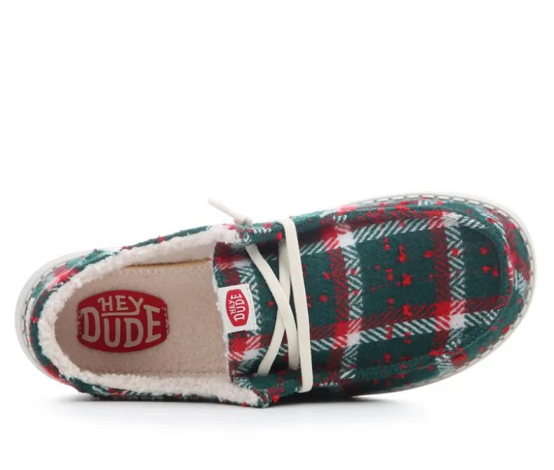 Boat Shoes & Slip-Ons>HEYDUDE Women's Wendy Confetti Plaid Casual Shoes