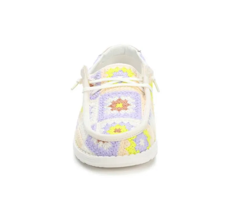 Boat Shoes & Slip-Ons>HEYDUDE Women's Wendy Cottage Crochet Casual Shoes
