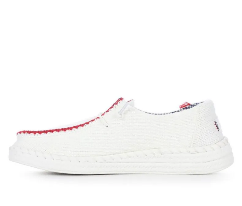 Boat Shoes & Slip-Ons>HEYDUDE Women's Wendy Espadrille Americana Casual Shoes
