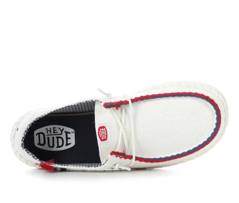 Boat Shoes & Slip-Ons>HEYDUDE Women's Wendy Espadrille Americana Casual Shoes