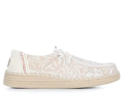 Boat Shoes & Slip-Ons>HEYDUDE Women's Wendy Espadrille Retro Palm Casual Shoes