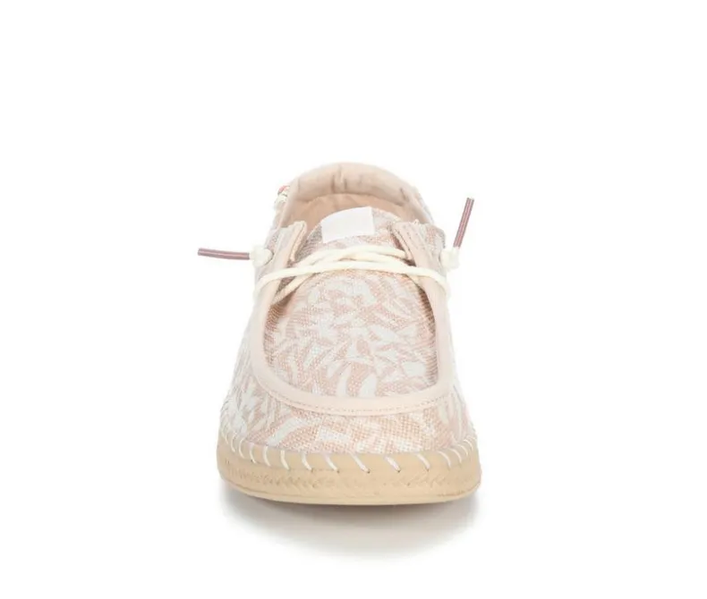Boat Shoes & Slip-Ons>HEYDUDE Women's Wendy Espadrille Retro Palm Casual Shoes