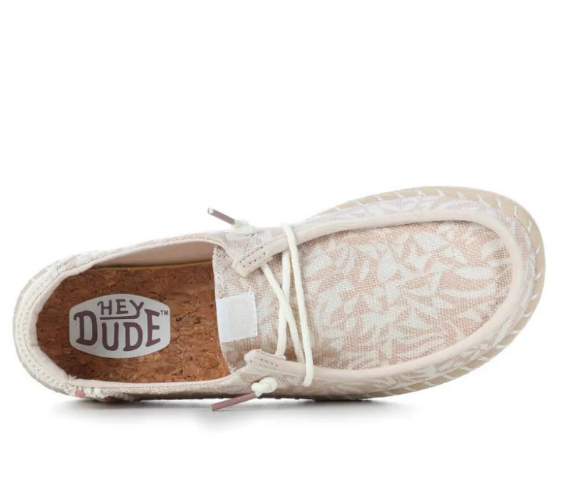 Boat Shoes & Slip-Ons>HEYDUDE Women's Wendy Espadrille Retro Palm Casual Shoes