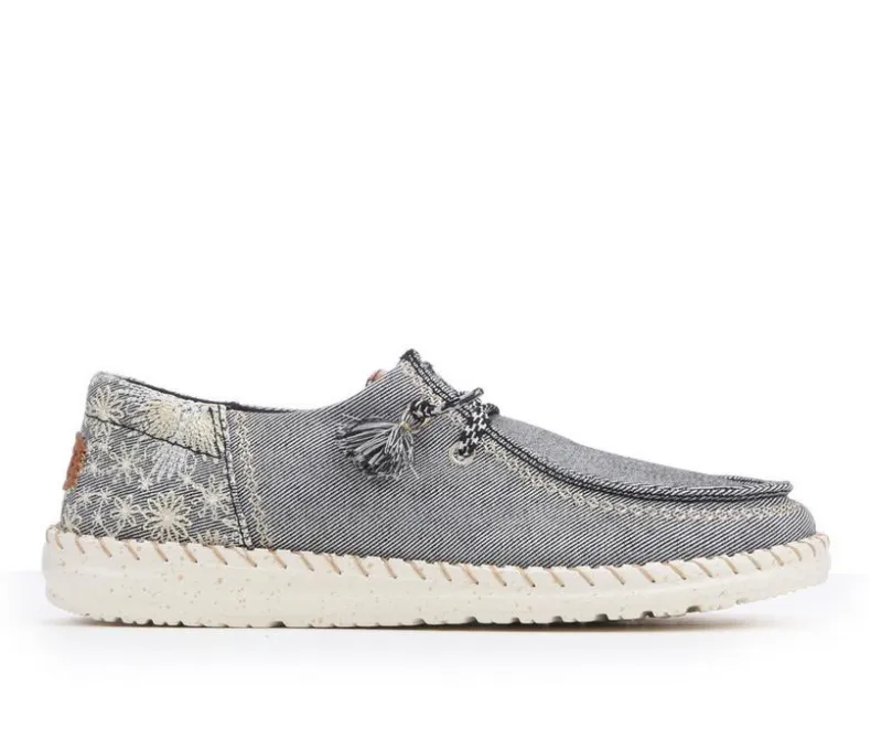 Boat Shoes & Slip-Ons>HEYDUDE Women's Wendy Funk Embroidered Floral