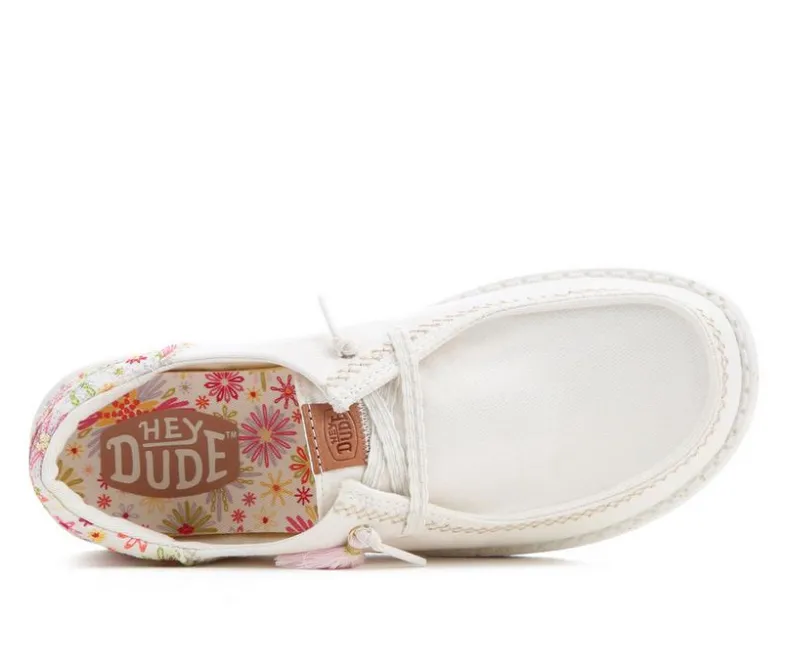 Boat Shoes & Slip-Ons>HEYDUDE Women's Wendy Funk Embroidered Floral