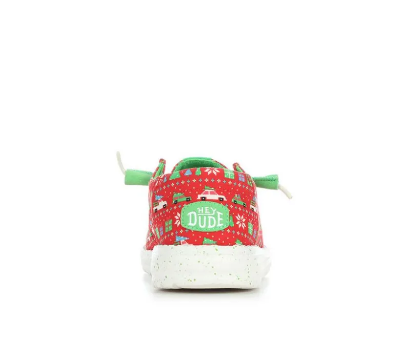 Boat Shoes & Slip-Ons>HEYDUDE Women's Wendy Holiday Sweater Slip-on Shoes