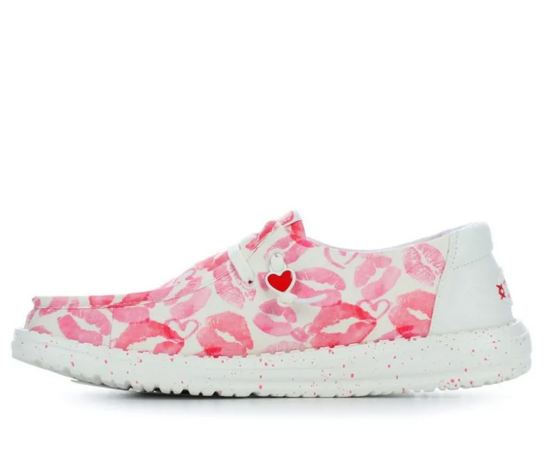 Boat Shoes & Slip-Ons>HEYDUDE Women's Wendy Kisses Casual Shoes