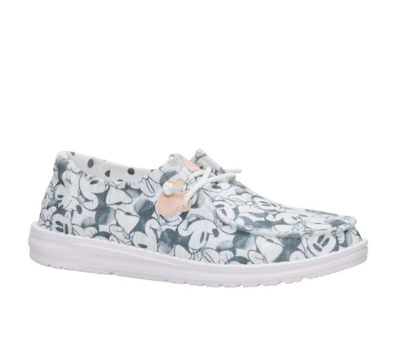 Boat Shoes & Slip-Ons>HEYDUDE Women's Wendy Minnie Mouse