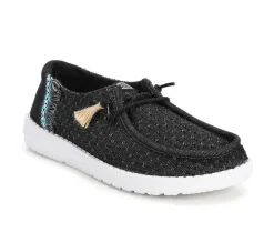 Boat Shoes & Slip-Ons>HEYDUDE Women's Wendy Perf Canvas Casual Shoes