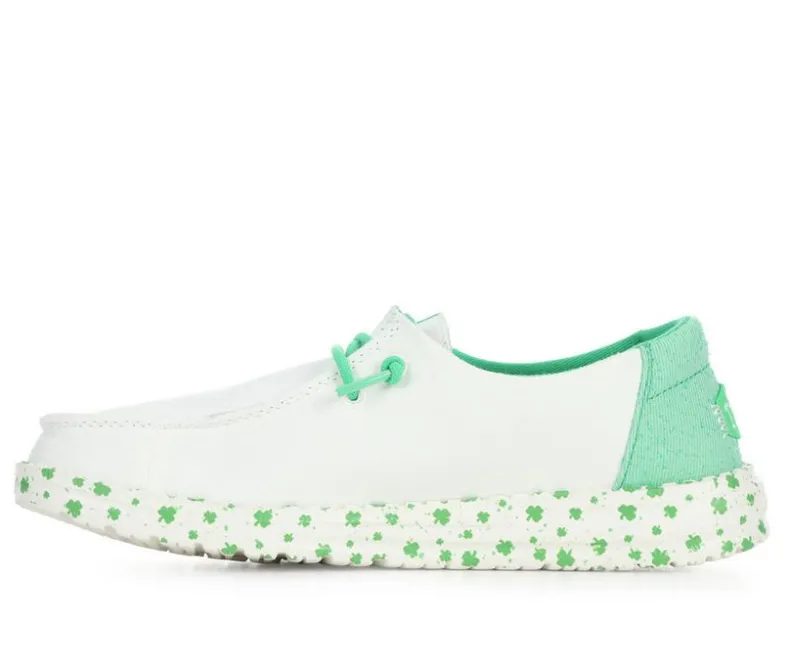 Boat Shoes & Slip-Ons>HEYDUDE Women's Wendy Shamrock Charm Casual Shoes