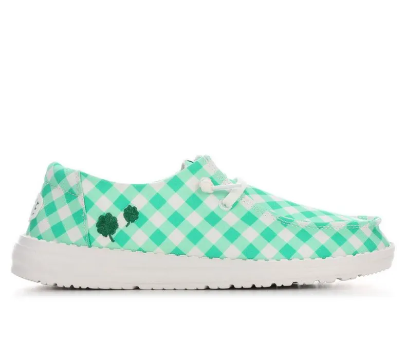 Boat Shoes & Slip-Ons>HEYDUDE Women's Wendy Shamrock Casual Shoes