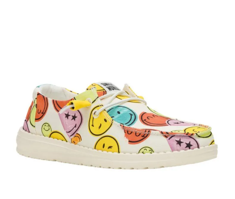 Boat Shoes & Slip-Ons>HEYDUDE Women's Wendy Smiley Casual Shoes