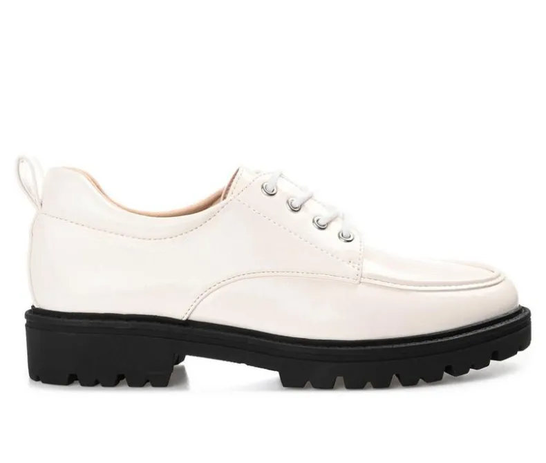 Loafers & Oxfords>Journee Collection Women's Zina Lugged Oxfords