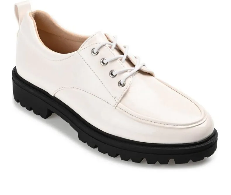 Loafers & Oxfords>Journee Collection Women's Zina Lugged Oxfords
