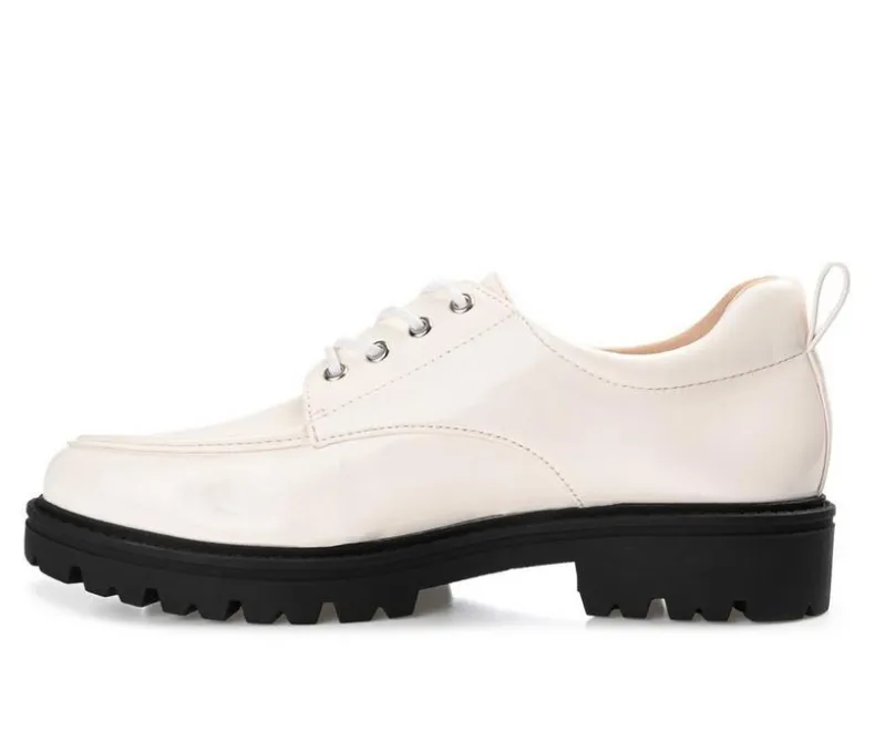 Loafers & Oxfords>Journee Collection Women's Zina Lugged Oxfords