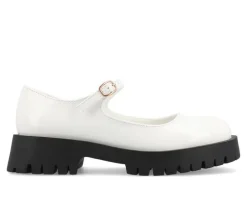 Loafers & Oxfords>Journee Collection Women's Kamie Chunky Mary Janes