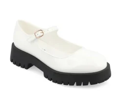 Loafers & Oxfords>Journee Collection Women's Kamie Chunky Mary Janes