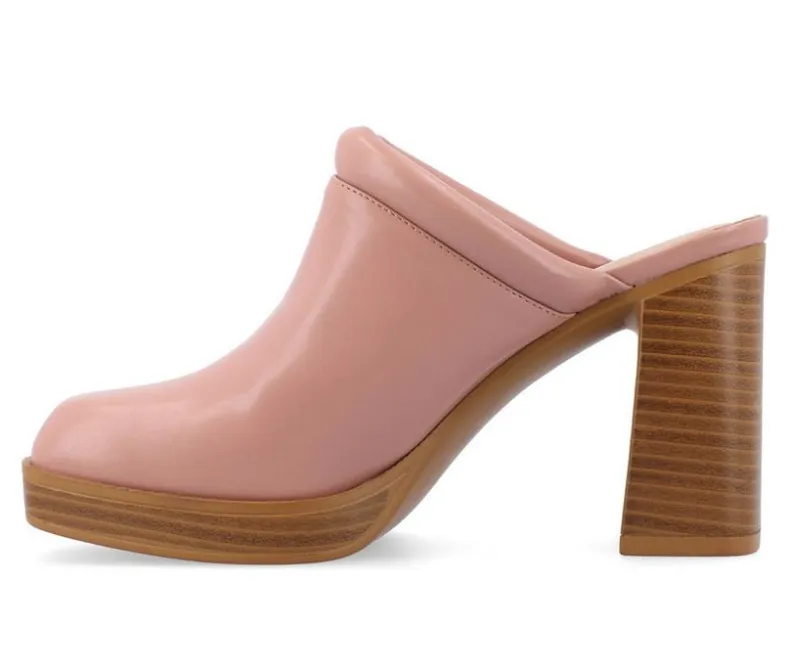 Clogs & Mules>Journee Collection Women's Izara Block Heel Platform Clogs
