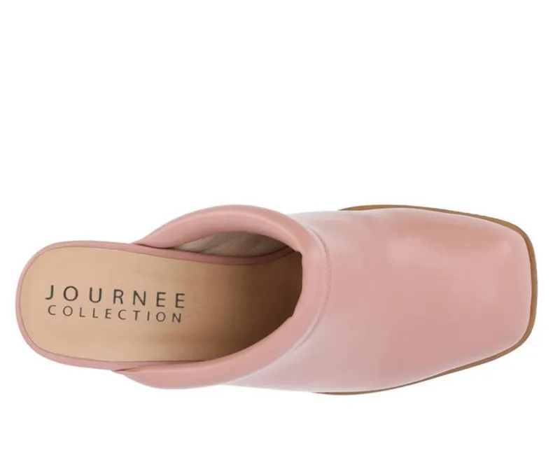 Clogs & Mules>Journee Collection Women's Izara Block Heel Platform Clogs