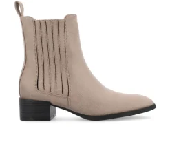 Dress>Journee Collection Women's Wrenley Block Heel Booties