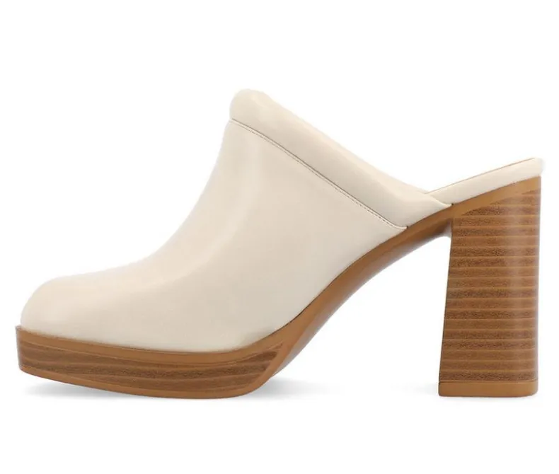 Clogs & Mules>Journee Collection Women's Izara Block Heel Platform Clogs
