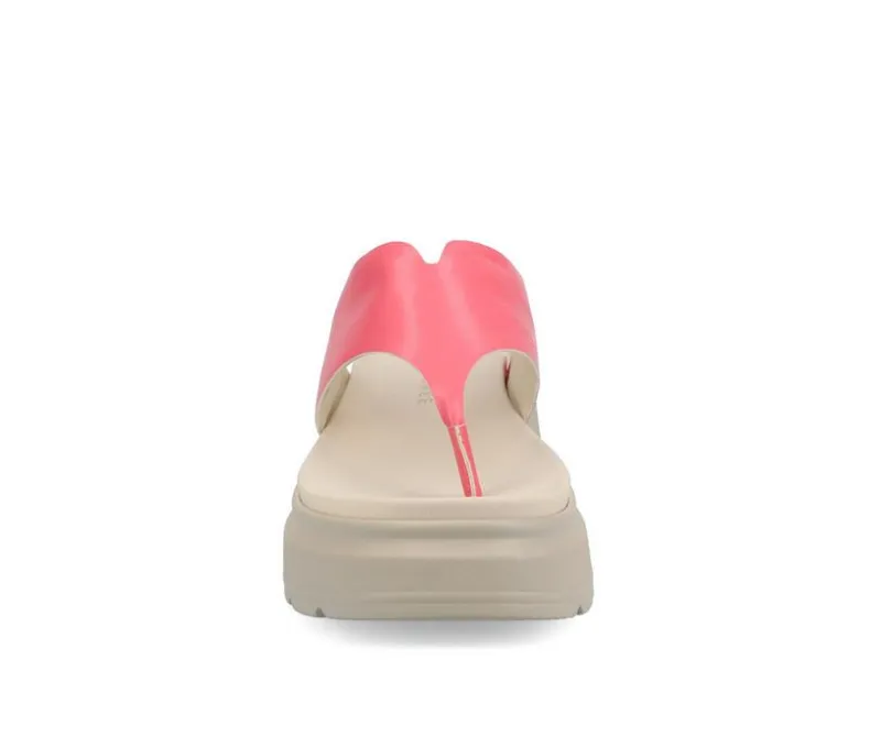 Sandals>Journee Collection Women's Carah Platform Flip-Flops