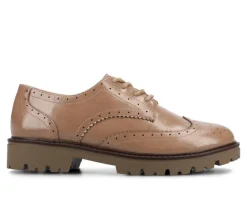 Loafers & Oxfords>Journee Collection Women's Claudiya Chunky Oxfords