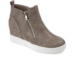 Platform>Journee Collection Women's Pennelope Wedge Sneakers