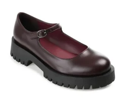 Loafers & Oxfords>Journee Collection Women's Kamie Chunky Mary Janes