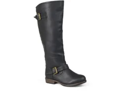 Tall|Moto>Journee Collection Women's Spokane Knee High Boots